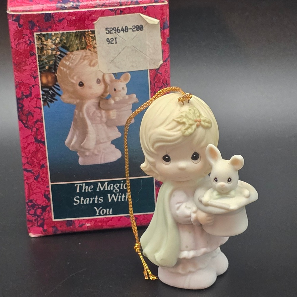 Precious Moments The Magic Starts With You Girl Rabbit Hat Ornament 529648